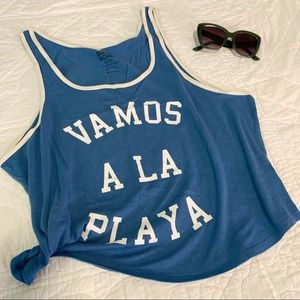 Unisex Vamos a La Playa Tank